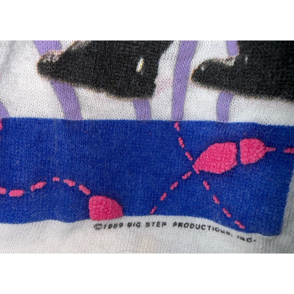 New Kids On The Block NKOTB Hefty Tag Tour Merch T-Shirt VTG 1989 Mens Medium - Picture 7 of 7